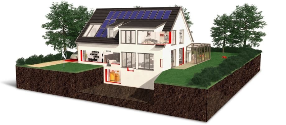 Grafik von einem Haus