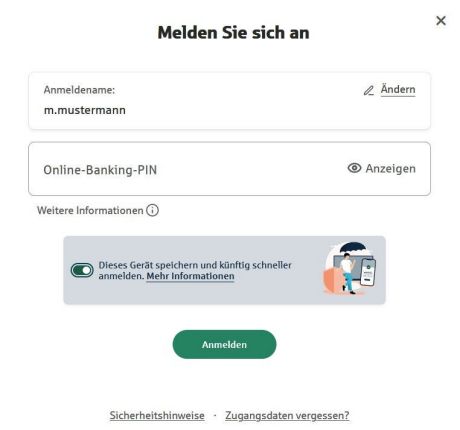 Geräteerkennung BW Online-Banking
