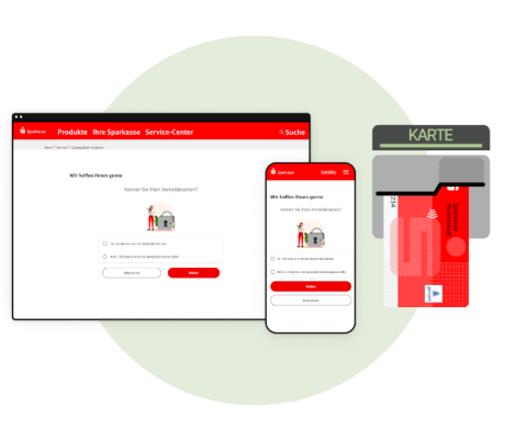Restore access data on PC and smartphone