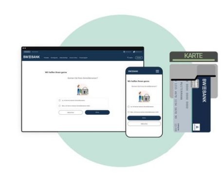 Restore access data on PC and smartphone