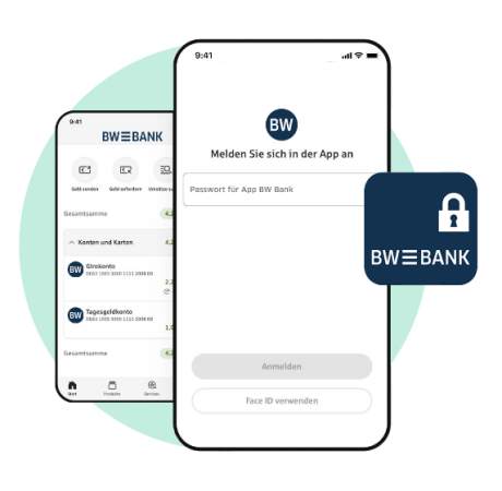 Zugangsdaten wiederherstellen in App BW-Bank