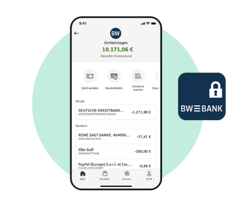 Finanzstatus in App Sparkasse