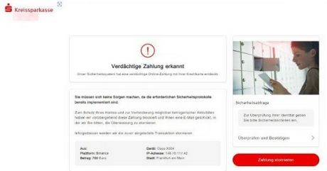 Phishing-Mail BW-Bank