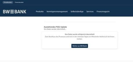 Phishing-Website BW-Bank