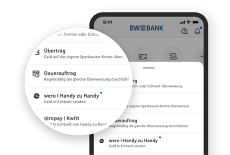 wero in der App Sparkasse aktivieren