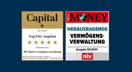 Auszeichnungen von Capital und Focus Money