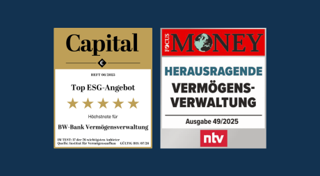 Auszeichnungen von Capital und Focus Money