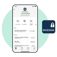 Finanzstatus in App Sparkasse Smartphone