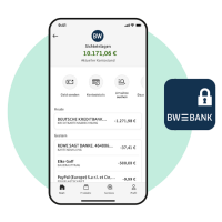 Finanzstatus in App Sparkasse Smartphone
