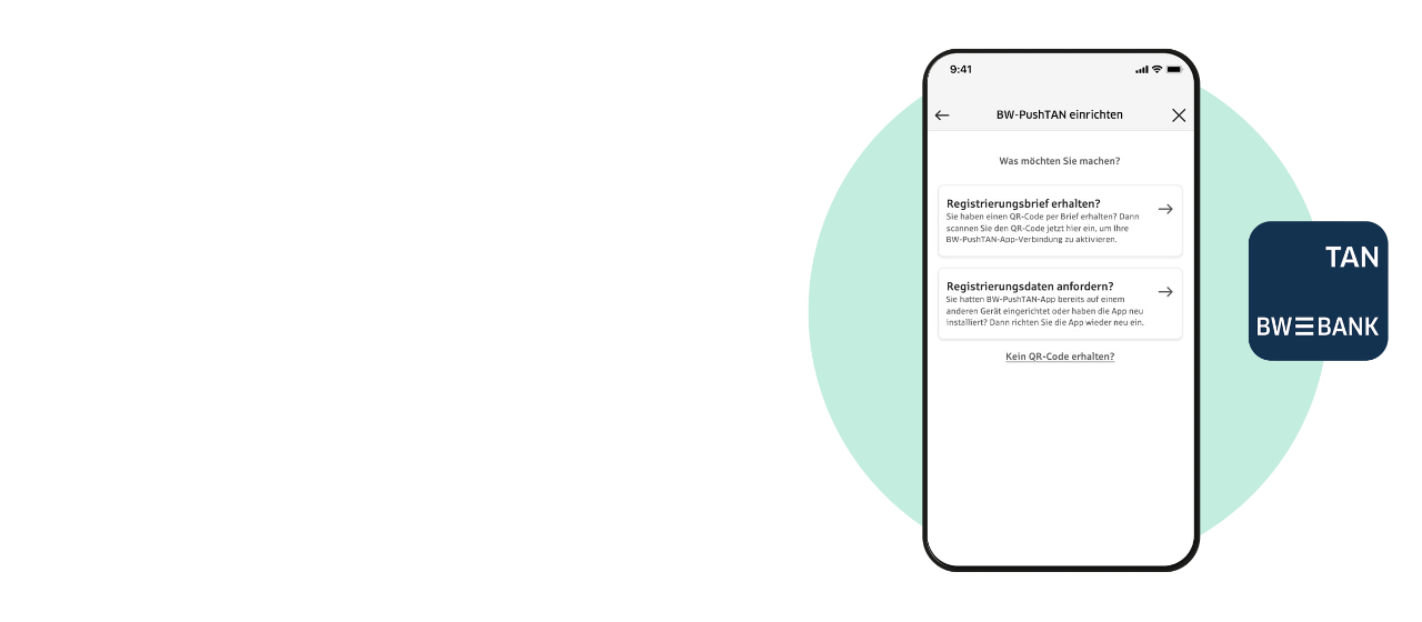 pushTAN einrichten auf Smartphone